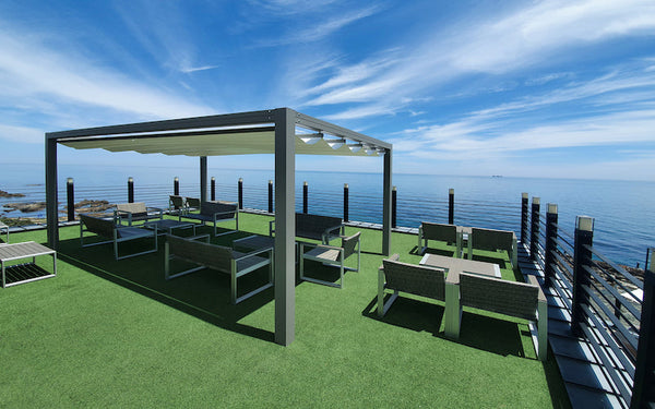 ONDA UP - Retractable Manual Pergola