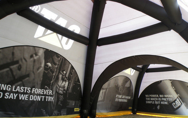 AXION Square Sealed Inflatable Marquee - Stretch Event Tents USA