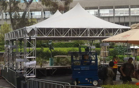 MEGA Cube - Stretch Tent Truss Stage - Stretch Event Tents USA
