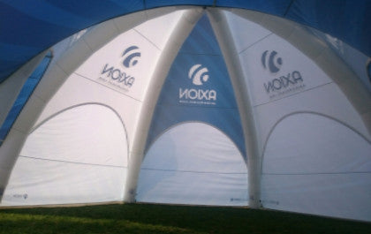 spider in tent Axion Spider Inflatable Tents