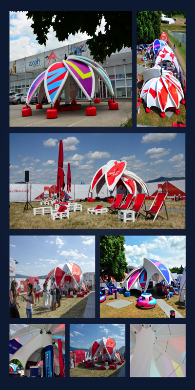 flowering tent Axion Flower Inflatable Tent