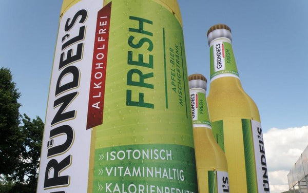 AXION Sealed Inflatable Promotional Bottles & Cans - Stretch Event Tents USA