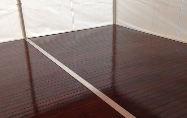 Steel Frame Integrated Wooden Flooring - Stretch Event Tents USA