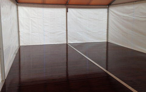 Steel Frame Integrated Wooden Flooring - Stretch Event Tents USA