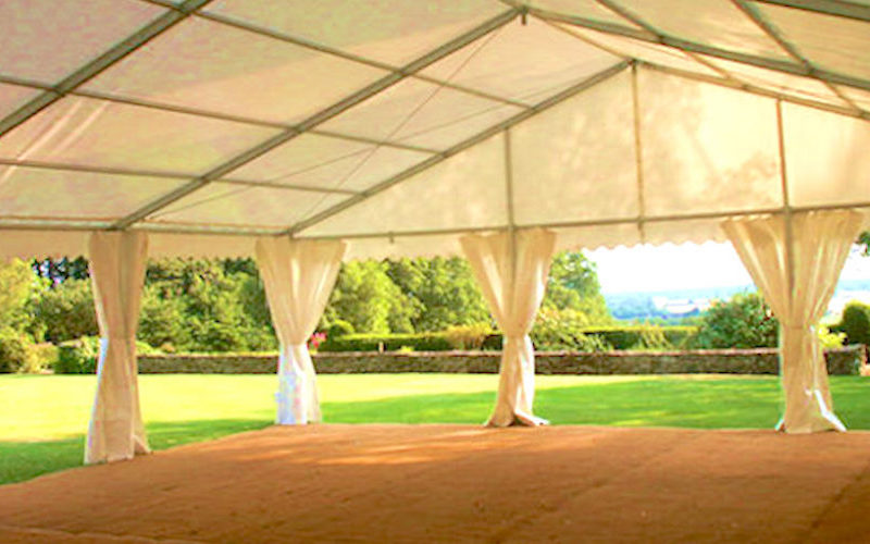 event tent flooring CoirFloor - PVC backed Coir Event Flooring