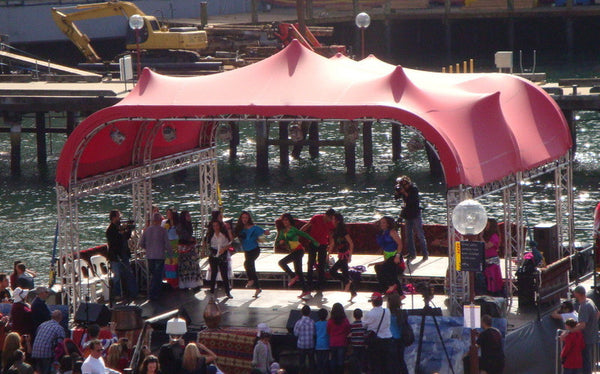 MEGA Cube - Stretch Tent Truss Stage - Stretch Event Tents USA