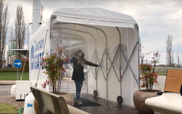 Decontamination and Sanitation Tunnel - Stretch Event Tents USA