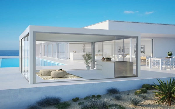 Eclettica fixed hard roofed gazebo