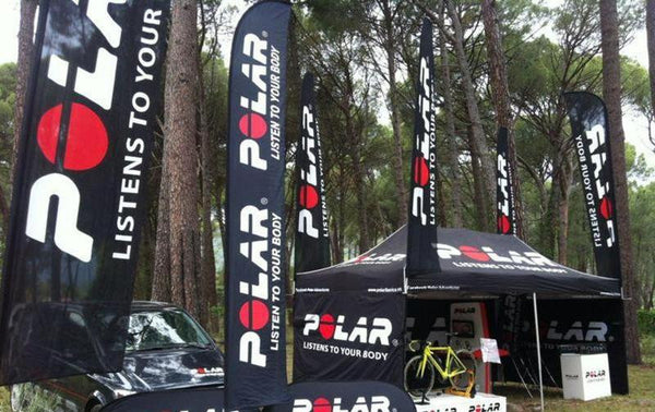 Promotional Flags / Flying Banners - Stretch Event Tents USA