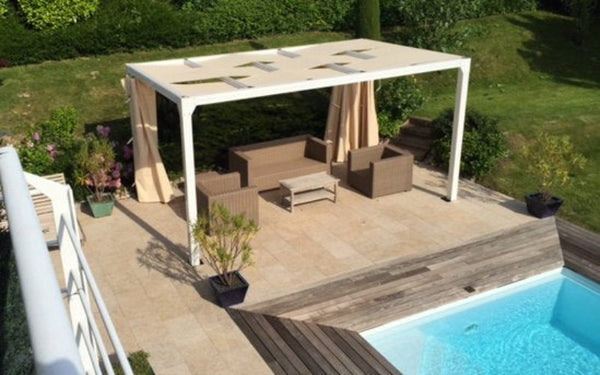 Modern Framed Shade Structures - Stretch Event Tents USA