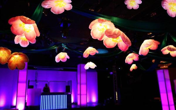 Inflatable Hanging Lights - Stretch Event Tents USA