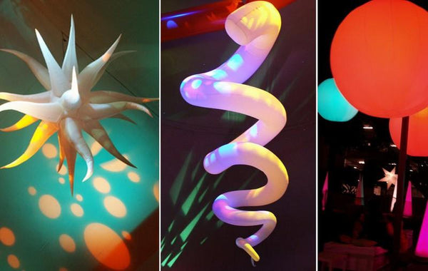 Inflatable Hanging Lights - Stretch Event Tents USA