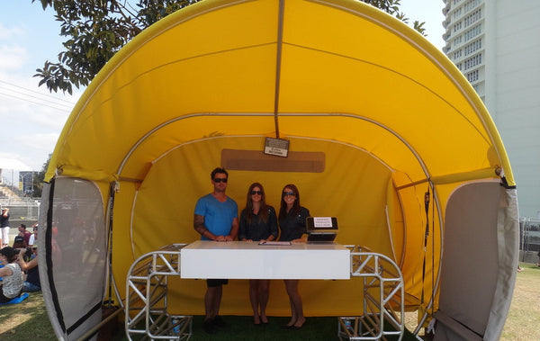 Merchandising Stretch Pods - Stretch Event Tents USA
