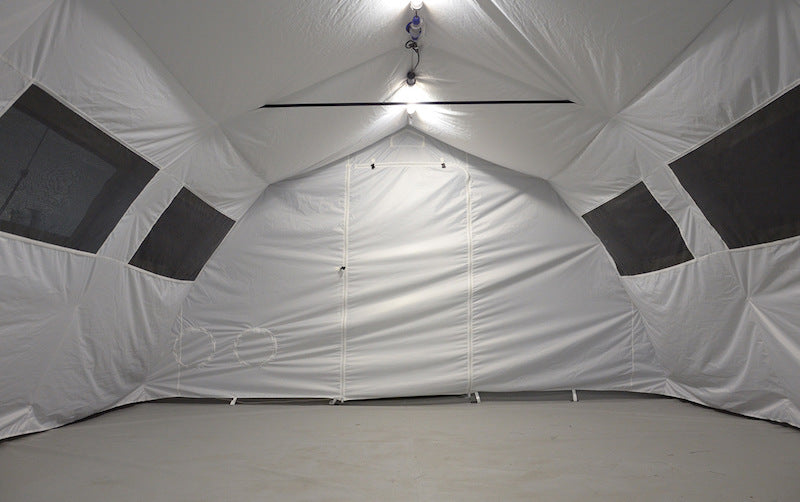 relieving tent-sion NIXUS PRO – Modular high pressure inflatable shelter