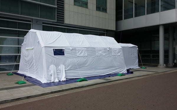 Negative Pressure Inflatable Medical or Industrial Tent - Stretch Event Tents USA