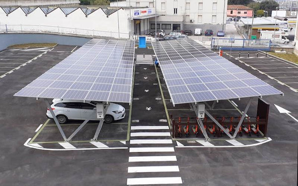 Pensilsole solar carport