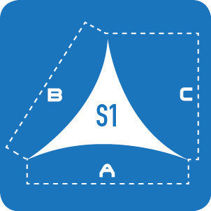 Lycra Sails - S1: 3 Point Sails - Stretch Event Tents USA