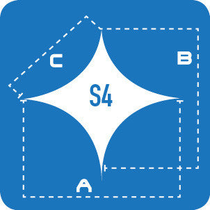 Lycra Sails - S4: 4 Point Sails - Stretch Event Tents USA