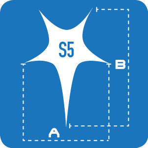 Lycra Sails - S5: 5 Point Sails - Stretch Event Tents USA