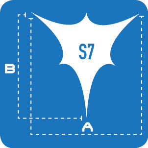 Lycra Sails - S7: 6 Point Sails - Stretch Event Tents USA