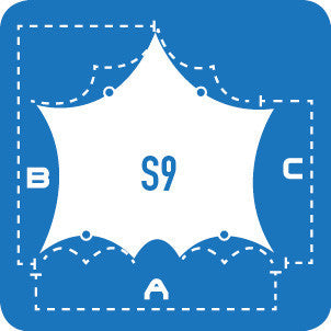 Lycra Sails - S9: Stage Sail - Stretch Event Tents USA