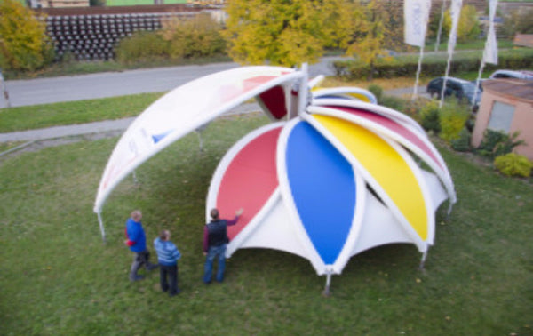 Axion Flower Inflatable Tent - Stretch Event Tents USA