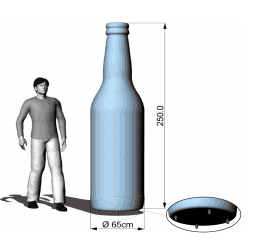 AXION Sealed Inflatable Promotional Bottles & Cans - Stretch Event Tents USA