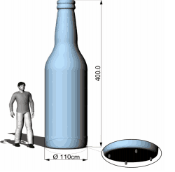 AXION Sealed Inflatable Promotional Bottles & Cans - Stretch Event Tents USA